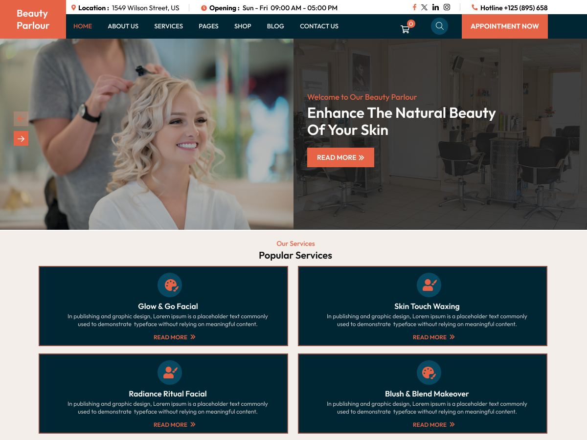 Beauty Parlour Salon