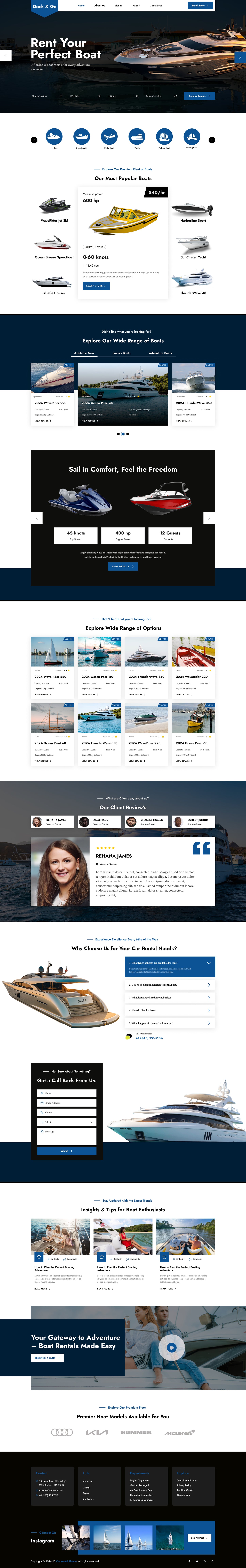 Sailing Wordpress Theme