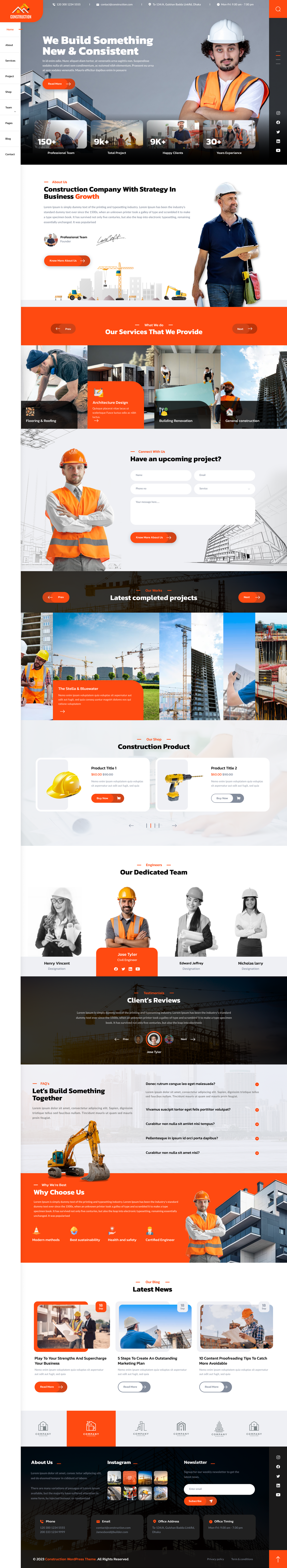 Contractor WordPress Theme