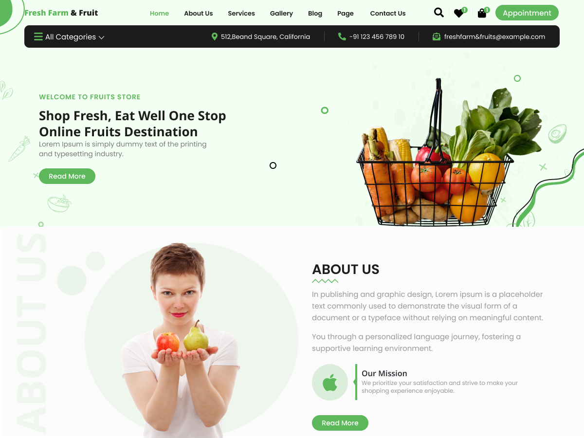 Free Farming WordPress Theme