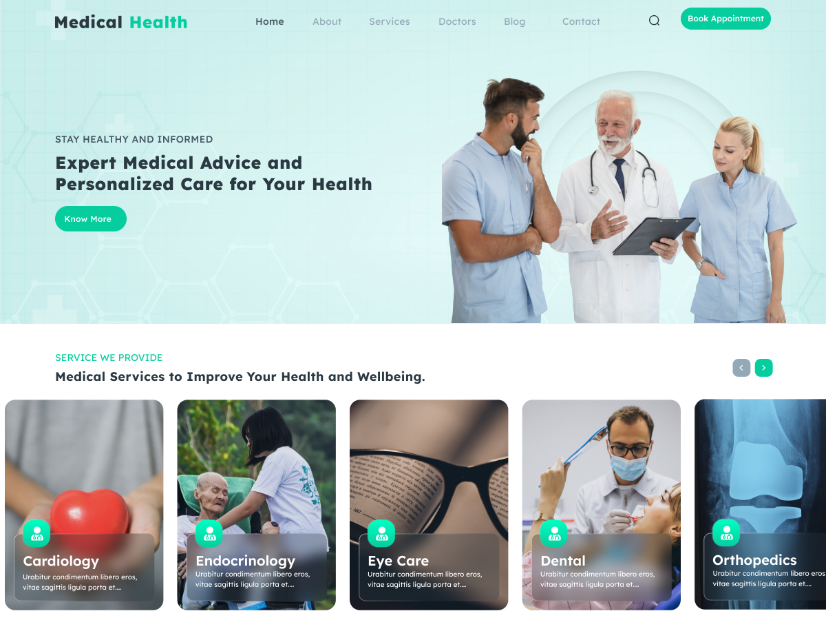 Free Medical WordPress Theme