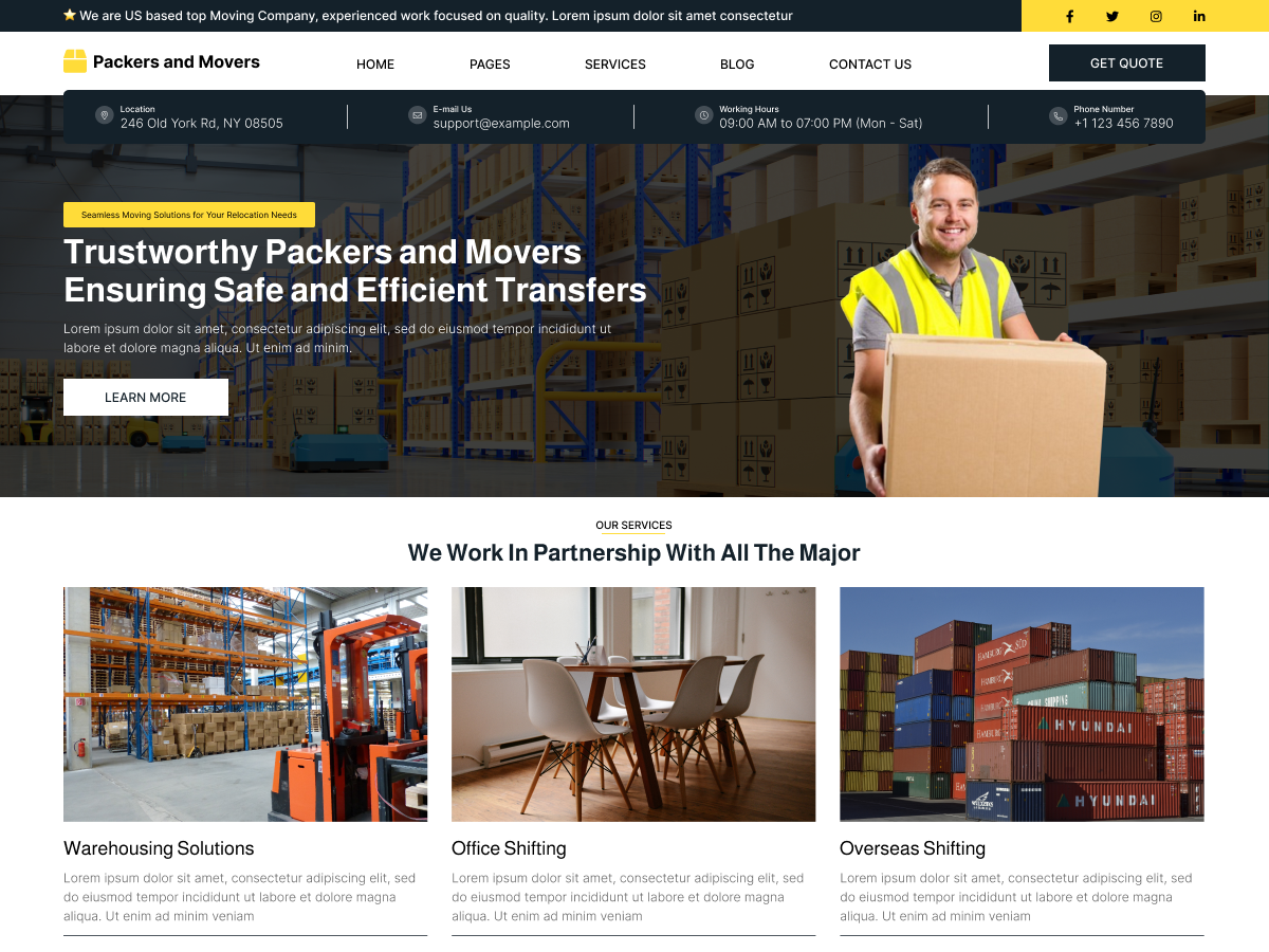 Free Packers WordPress Theme