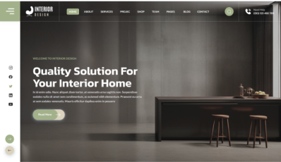 Interior Design WordPress Theme