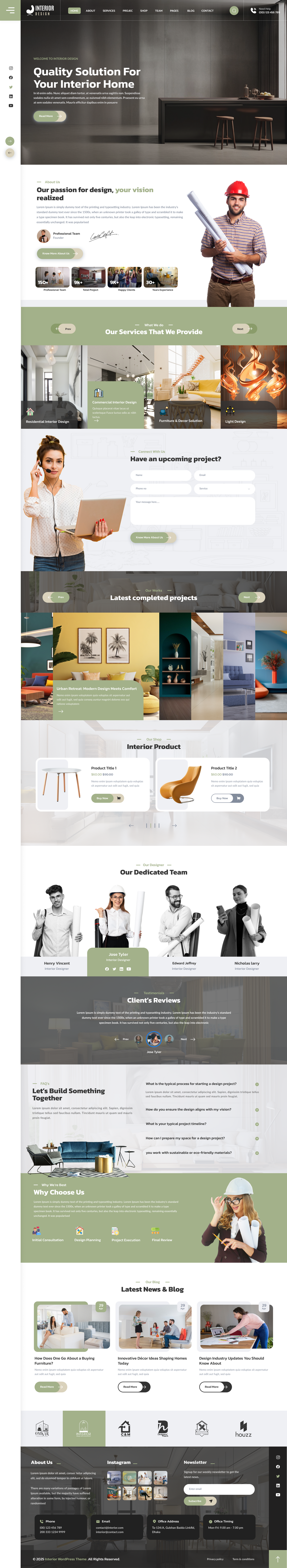 Interior Design WordPress Theme