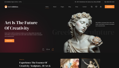 Art Gallery WordPress Theme