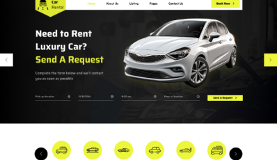 Car Booking WordPress Theme