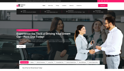 Car Rental WordPress Theme