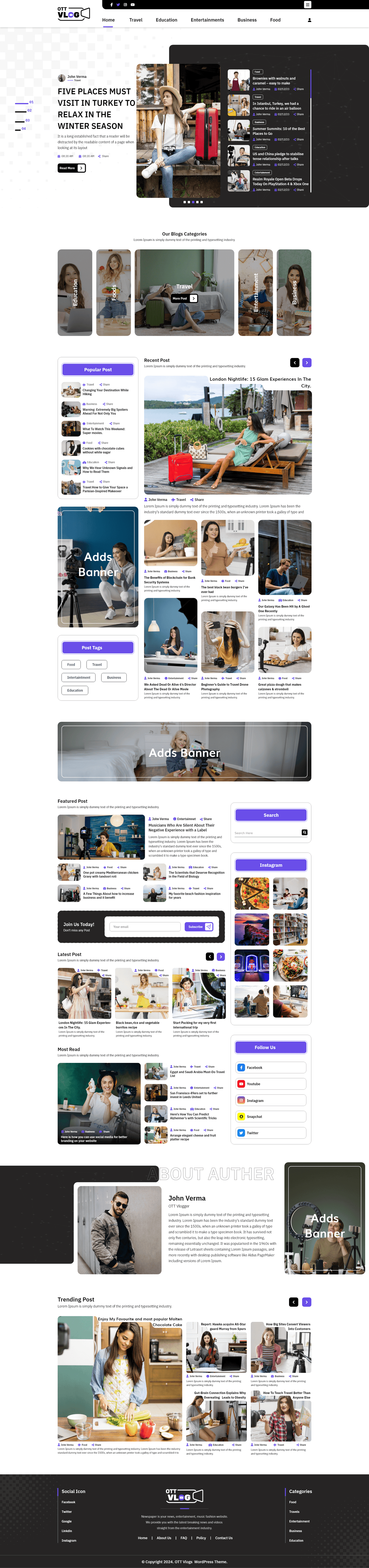 OTT WordPress Theme