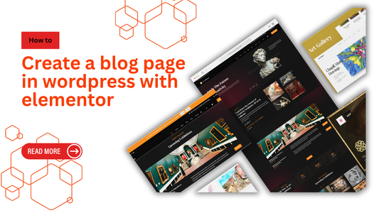 Create a blog page in wordpress with elementor
