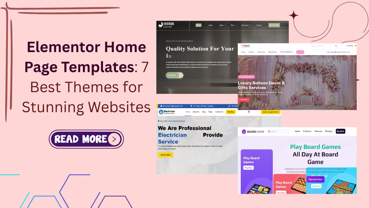 Elementor Home Page Templates - 7 Best Themes for Stunning Websites ...