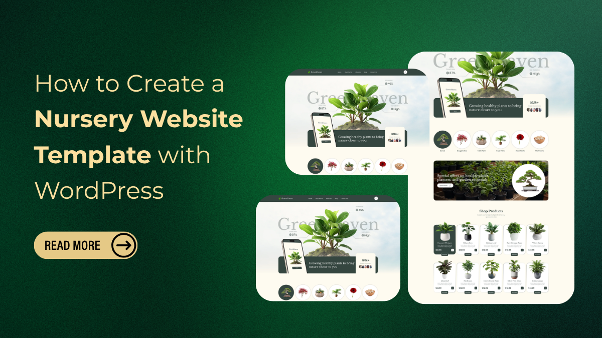 How to Create a Nursery Website Template with WordPress – Omegathemes