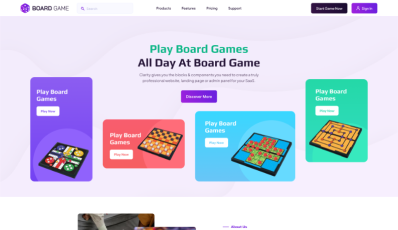 Board Game WordPress Theme