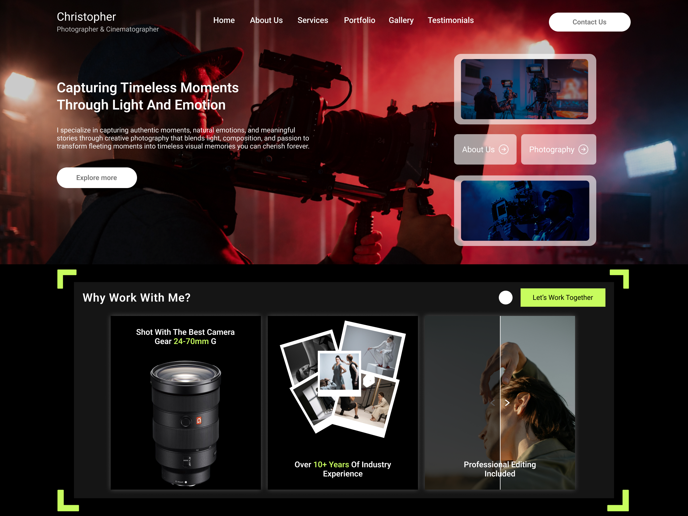 Creative photography