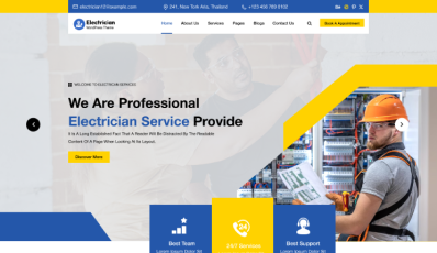 Electrician WordPress Theme