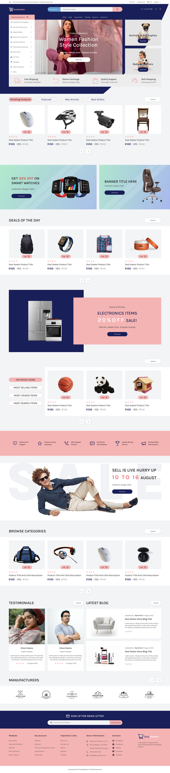 Eshop WordPress Theme – Best for Online Store & Sales – Omegathemes