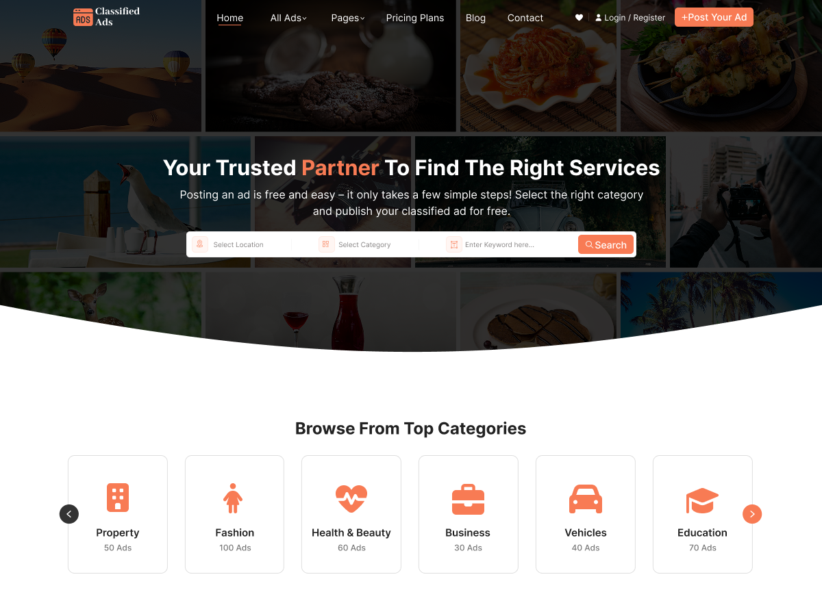 Free Classified Directory WordPress Theme