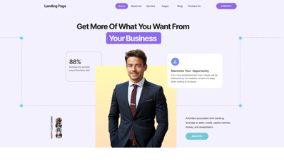 Landing Page WordPress Theme