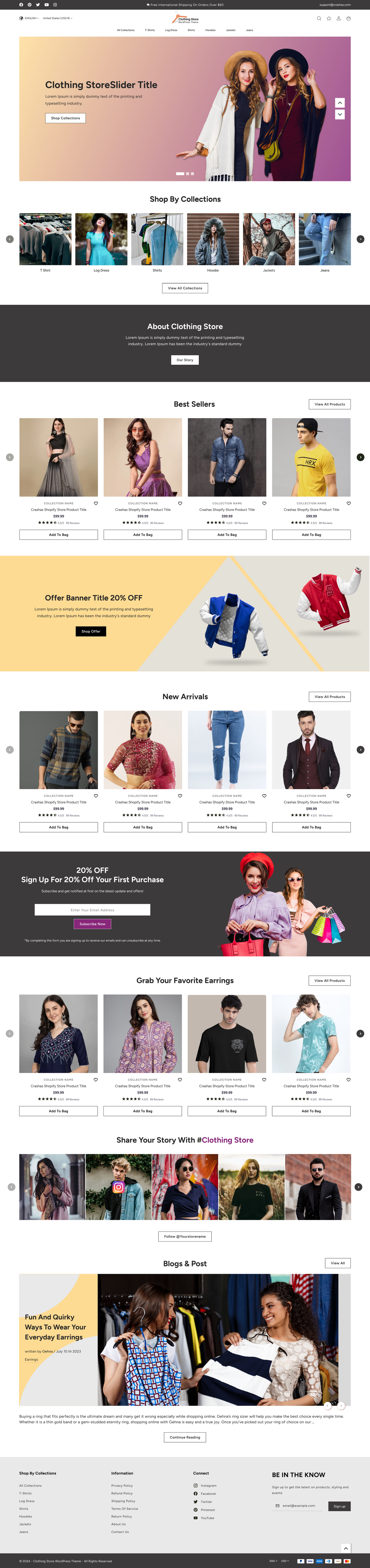 Online Store WordPress Theme