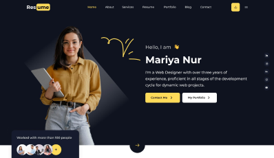 Resume WordPress Theme Icon Image