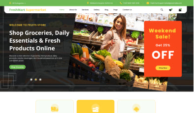Supermarket WordPress Theme
